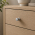 Bouton de meuble en nylon chrome mat, POLLEN