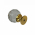 Bouton de meuble GLAM, nylon transparent 27x33 mm