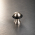 Bouton de meuble en laiton nickel mat, 28x19 mm - PICCOLO
