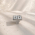 Bouton de meuble en nickel mat et strass 25x25mm - LOU