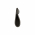 Bouton de meuble PEAKY, Cuir noir | Industriel
