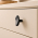 Bouton de meuble en laiton noir mat 39x23 mm -  FOLD