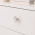 Bouton de meuble en laiton nickel mat, 30x21 mm - HEXAT