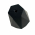 Bouton de porte et tiroir de meuble design en nylon noir uniforme Ø 33mm, PREZIOSI