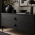 Bouton de porte et tiroir de meuble design en nylon noir uniforme Ø 33mm, PREZIOSI