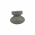 Bouton de porte et tiroir de meuble en bois gris FSC Ø 30mm, CONTEMPORAIN