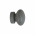 Bouton de porte et tiroir de meuble en bois gris FSC Ø 30mm, CONTEMPORAIN