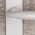 2 poignée de porte BRISTOL trou de cylindre, Plaque fine minimaliste, aluminium blanc entraxe 195 mm
