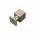 Bouton de meuble en métal nickel mat, 20x20 mm - KUB