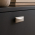 Bouton de meuble en zamak nickel mat, 41x25 mm - KNOB