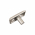 Bouton de meuble en zamak nickel mat, 41x25 mm - KNOB