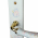 2 poignées de porte Porcelaine modèle ROSAE – Sans Trou – Entraxe 195 mm