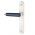 1 poignée seule de porte en Bois bleu CRAYON HEXA, style Arty Fantaisie