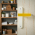 1 poignée seule de porte en Bois jaune CRAYON HEXA, style Arty Fantaisie