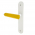 1 poignée seule de porte en Bois jaune CRAYON HEXA, style Arty Fantaisie