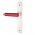 1 poignée seule de porte en Bois rouge CRAYON HEXA, style Arty Fantaisie