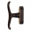 Bouton de fenêtre type crémone ISABELLA, Laiton doré patiné