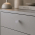 Bouton de porte et tiroir de meuble design en nylon translucide Ø18mm, TIRETTE