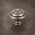 Bouton de meuble en laiton fer patiné, Ø25mm - LYONNAIS