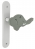 1/2 poignée de porte intérieure DROITE pas cher pour chambre Enfant sur plaque, Eléphant