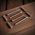 Pièces détachées de poignée de porte: Set de 4 vis relieuses chromé 4*45mm