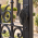 Bouton double de porte ou portail en zamak noir style fer forgé carré de 6mm, MARGUERITE