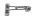 Entrebailleur de porte en laiton chrome mat, CLASSIQUE