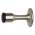 Butée de porte en laiton nickel mat, LUXOR