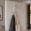 Porte-manteau patère de porte à suspendre 3 têtes en métal laqué blanc et bois clair, LEO Trio