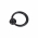 Bouton de meuble en zamak noir satiné de Ø 42mm - ANNEAU