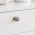Bouton de meuble en zamak chrome mat Ø29mm - CROIX 
