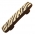 Poignée de porte ou tiroir de meuble en ceramique chocolat ivoir entraxe 64 mm, SAFARI