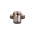 Bouton de meuble en zamak nickel mat, TREFLE