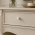 Bouton de porte et tiroir de meuble bois laqué blanc Ø25 mm, CONTEMPORAIN