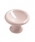 Bouton de porte et tiroir de meuble plastique rose Ø40 mm, CUVETTE  