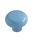 Lot de 4 boutons de porte et tiroir de meuble plastique bleu ciel Ø35 mm, CONTEMPORAIN 