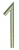 Signalétique numéro de rue 1 chiffre en inox de 215 mm, FILAIRE
