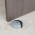 Butée de porte sol DUO, Caoutchouc bicolore gris-noir