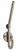 Porte-manteaux patère murale 2 têtes en inox mat de 177x40 mm, PANAMA