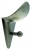 Porte-manteaux patère murale en métal nickel satiné mat 56X120 mm, PISOLO