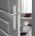 Plaques ronde de poignée de porte intérieure VELOX FIX fonction clé L en Inox, entraxe 195mm, PLANO