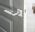 Rosaces carré de poignée de porte intérieure VELOX FIX Bec de Cane en Inox, PLANO