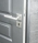 Rosaces carré de poignée de porte intérieure VELOX FIX Clé L en Inox, PLANO