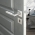 Rosaces carré de poignée de porte intérieure VELOX FIX Clé L en Inox, PLANO