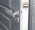 Rosaces ronde sur jupe de poignée de porte extérieure VELOX FIX fonction Clé I en Inox, PLANO