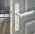 Poignée de porte VELOX FIX en Inox sur plaque carré Condamnation/Décondamnation, entraxe 195 mm, ALBA