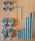 Kit de fixation pour barre de tirage inclinée diamètre 32 mm, système double.