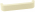 Poignée de porte et tiroir de meuble plastique blanc entraxe 128 mm, ODER