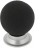 Bouton de porte et tiroir de meuble design noir Ø25 mm, DARKO