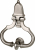 Heurtoir CLOCHE Petit Modèle, en nickel mat titane, classique